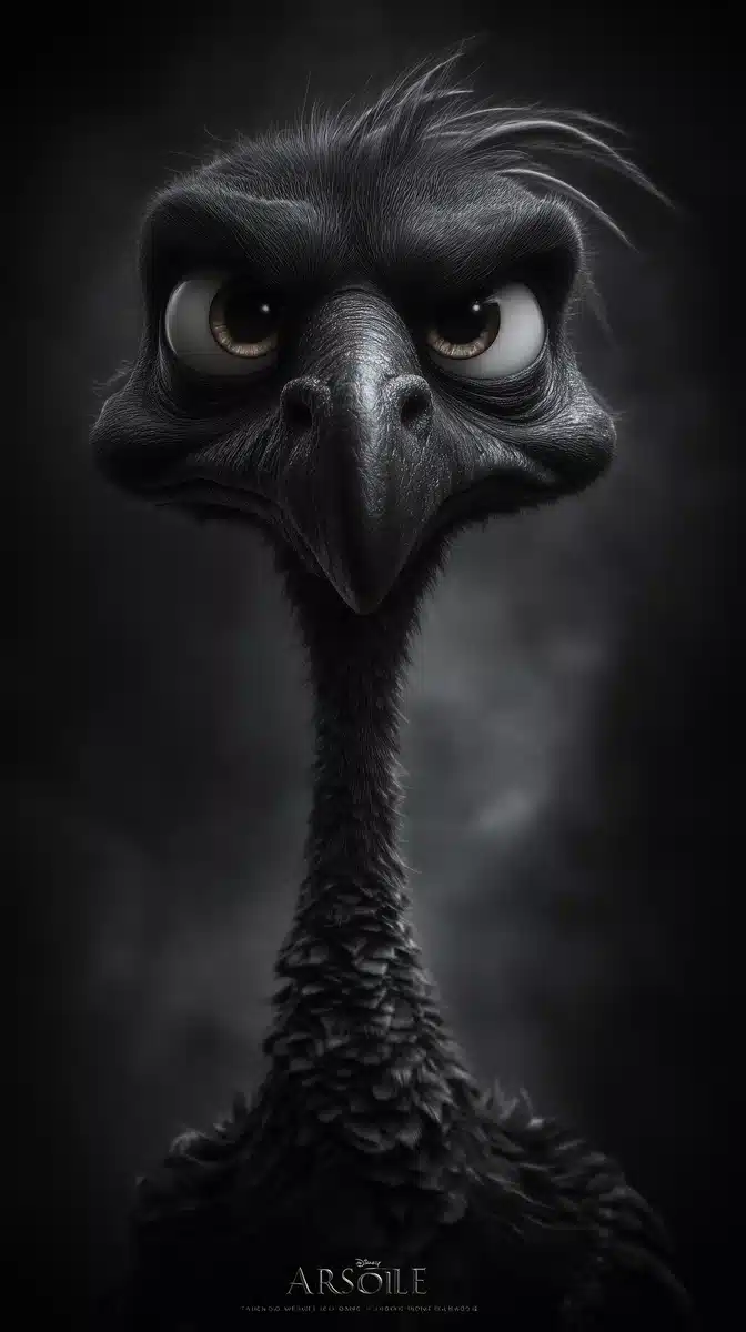 3D Pixar Bird Character