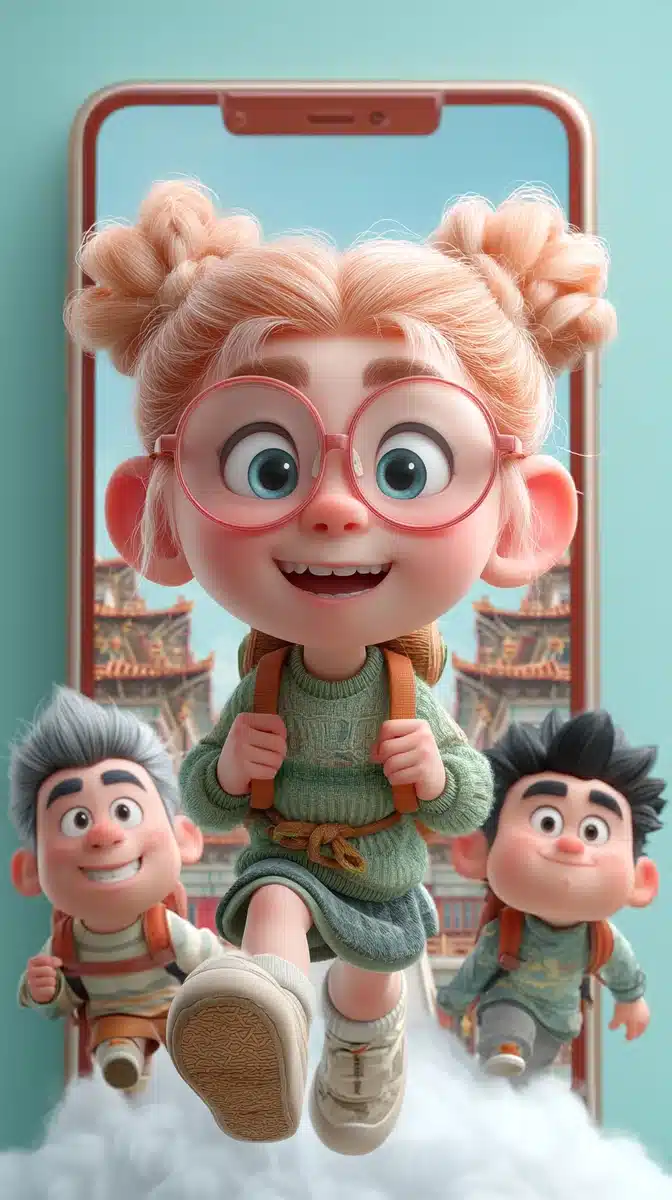 Dynamic 3D Cartoon Team