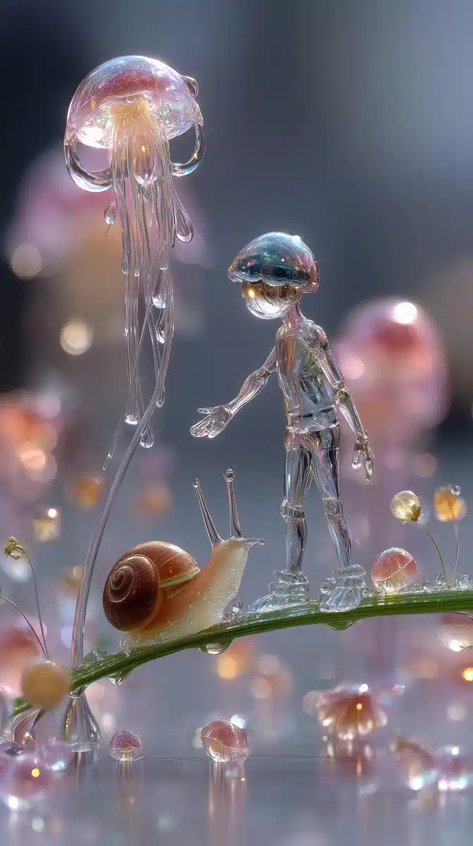 Translucent Water Figure Macro