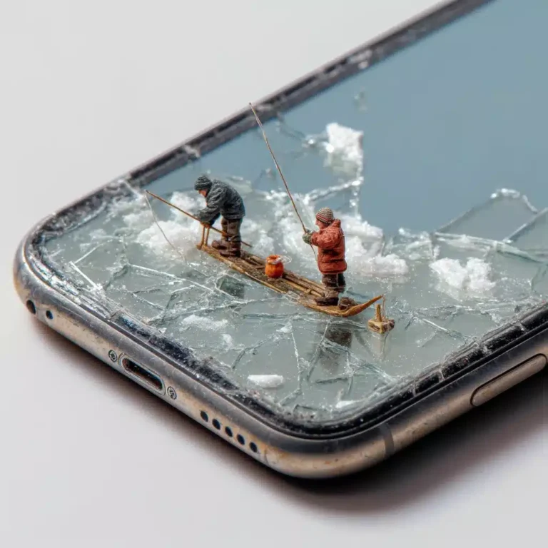 Ultra-Realistic Inuit Fishing Scene
