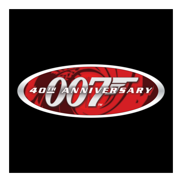 007 40th Anniversary logo