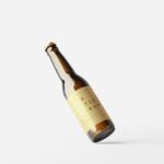 10 Mockups of Slim Beer Bottles in Varied Visions