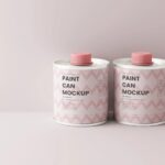 10 Paint Can Mockups in Different Visions