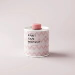 10 Paint Can Mockups in Different Visions