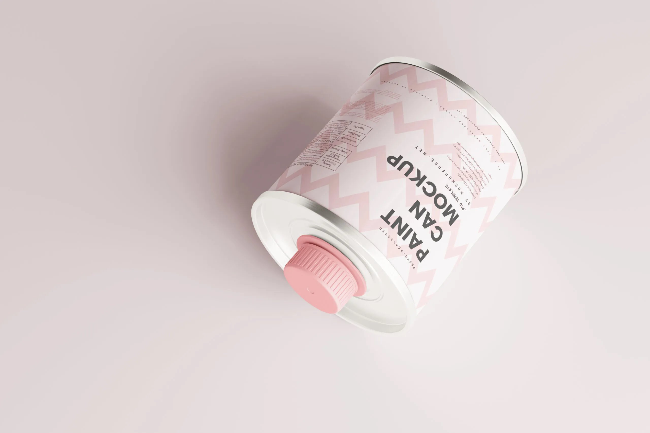 10 Paint Can Mockups in Different Visions FREE PSD
