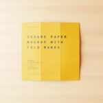 10 Paper Mockup with Fold Marks in Distinct Views
