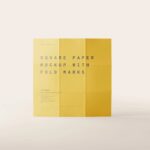 10 Paper Mockup with Fold Marks in Distinct Views