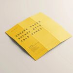 10 Paper Mockup with Fold Marks in Distinct Views