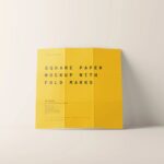 10 Paper Mockup with Fold Marks in Distinct Views