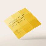 10 Paper Mockup with Fold Marks in Distinct Views