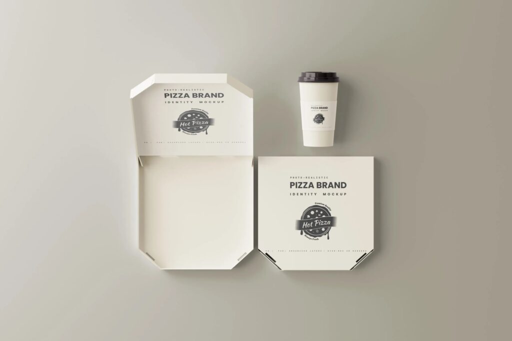 10 Pizza Branding Mockups in Different Visions mockup preview