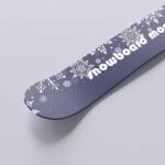 10 Snowboards Mockups in Different Sights