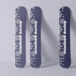 10 Snowboards Mockups in Different Sights