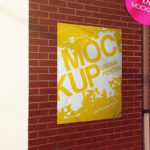 10 Street Poster Mockups in Outdoor Setting mockup preview