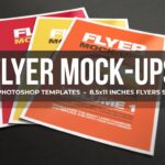 10 US Letter Size Flyer Mockups