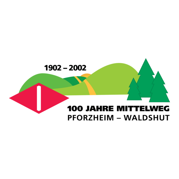 100 Jahre Mittelweg logo