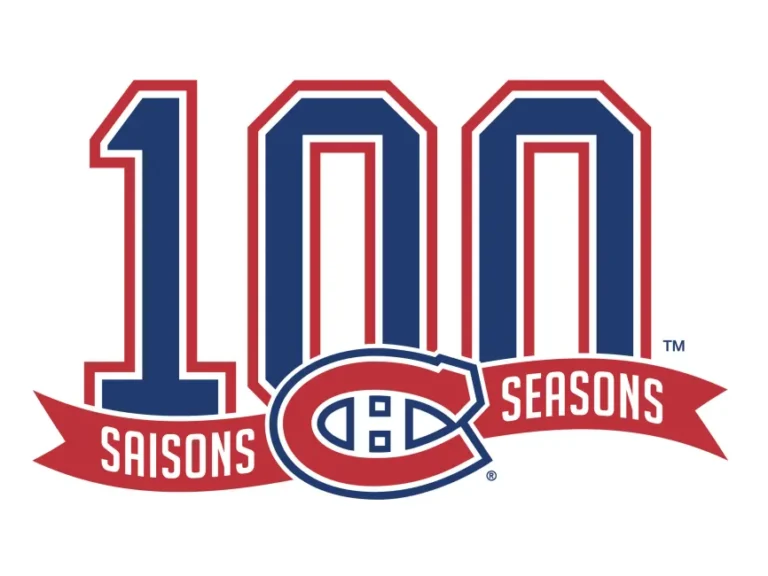 100 Seasons Canadiens Logo