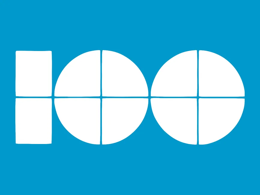 100th Aniversary of the Printing Industries of New York Logo