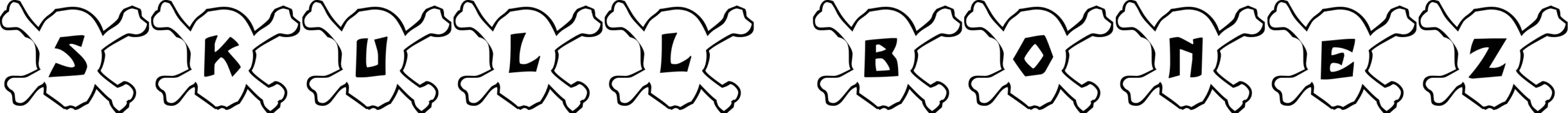 101 Skull Bonez Font