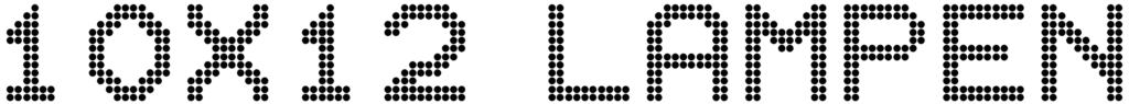 10mal12 Lampen Font