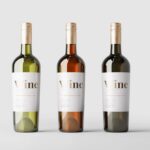 11 Wine Bottles Mockups in Distinct Views
