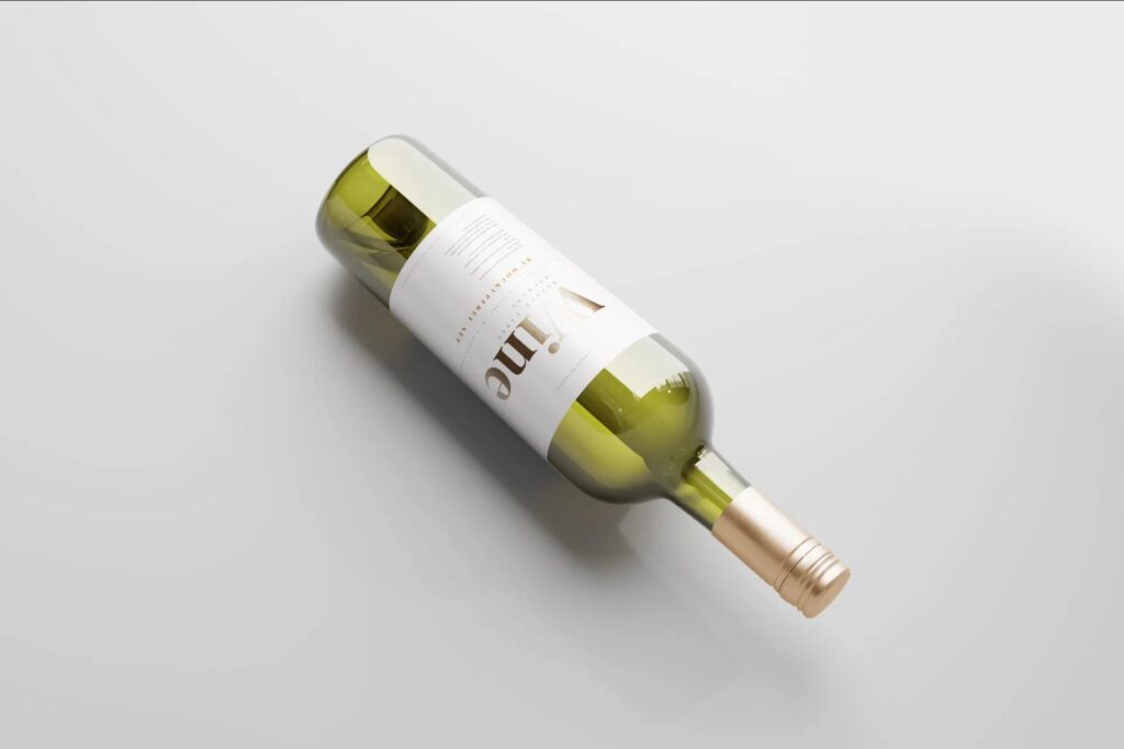 11 Wine Bottles Mockups in Distinct Views