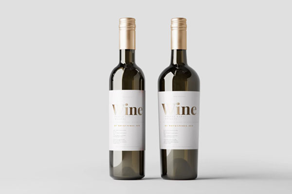 11 Wine Bottles Mockups in Distinct Views