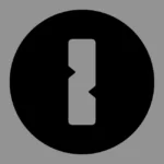 1Password Black Logo