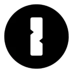 1Password Black Logo