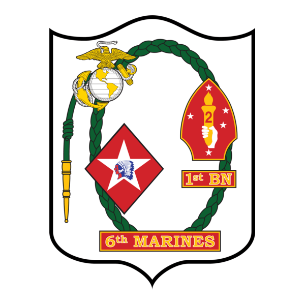 1st Battalion 6th Marine Regiment USMC logo