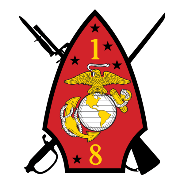 1st Battalion 8th Marine Regiment USMC logo