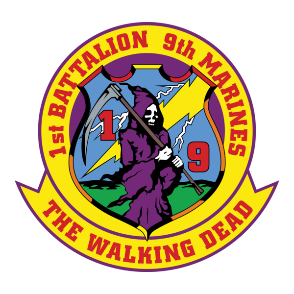 1st Battalion 9th Marine Regiment USMC logo