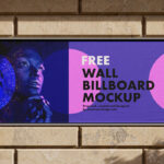 2 Billboard Mockups on The Wall in Varied Sights