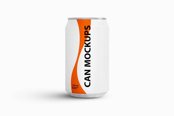 2 Can Mockups in Different Shots