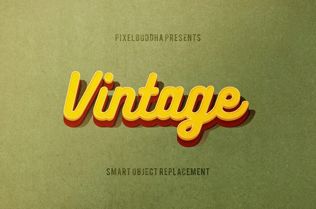 2 Classic Vintage Text Effects
