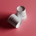 2 Coffee Cup Mockup in Facing View