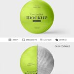 2 Different Shots of Exercise Ball Mockups mockup preview