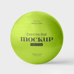 2 Different Shots of Exercise Ball Mockups mockup preview