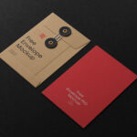 2 Envelopes with Strings Mockup mockup preview