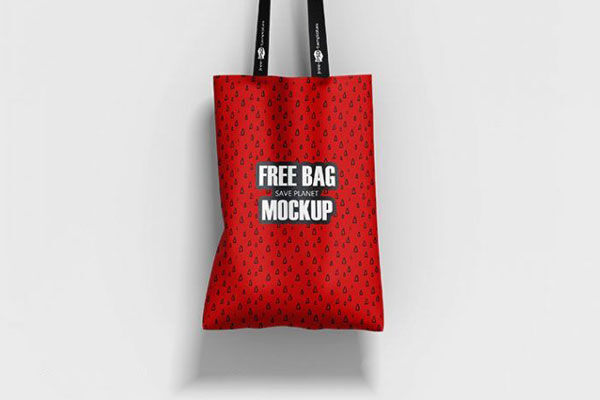 2 Front-View Mockups of Handbags in Different Positions