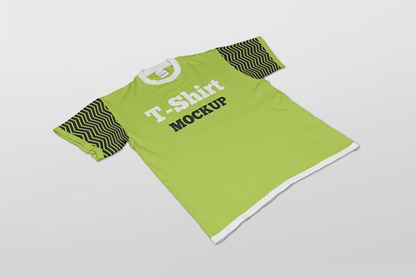 2 Mockups of a T-shirt in Different Views