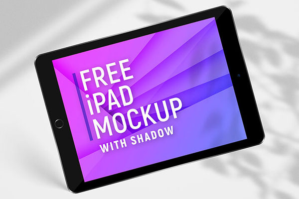 2 Mockups of an iPad in Different Views