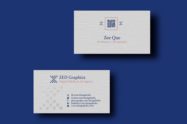 2 Mockups of Business Cards and Letterhead from Top View