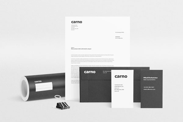 2 Mockups of Corporate Branding in Different Views