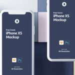 2 Mockups of iPhone XS Scene on Different Angles