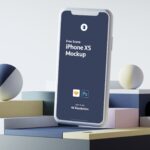 2 Mockups of iPhone XS Scene on Different Angles
