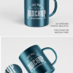 2 Mockups of Mugs in Different Angles
