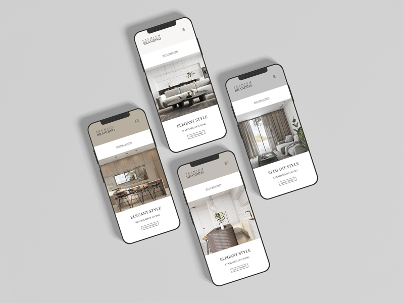2 Mockups of Premium Smartphone Branding