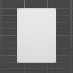 2 Mockups of Rectangular Posters on Grille