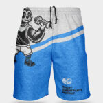 2 Shot of Short Sweatpants Mockup